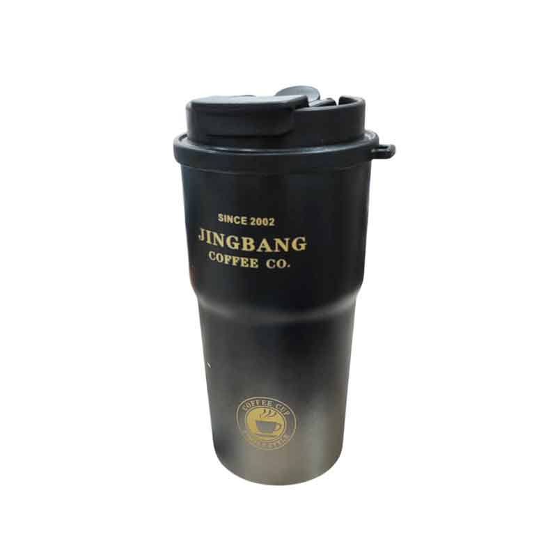 Ανοξείδωτο Ποτήρι Θερμός Jingbang Coffee Co. 500ml - Stainless Steel Bottle - Μπρονζέ OEM