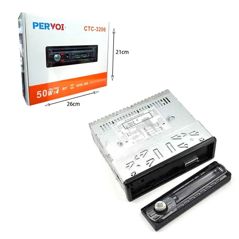 PerVoi Ηχοσύστημα Αυτοκινήτου Universal 1DIN Bluetooth/MP3/MP4 player αυτοκινήτου με είσοδο USB 50Wx4 CTC-3206 - Car MP3 player PerVoi
