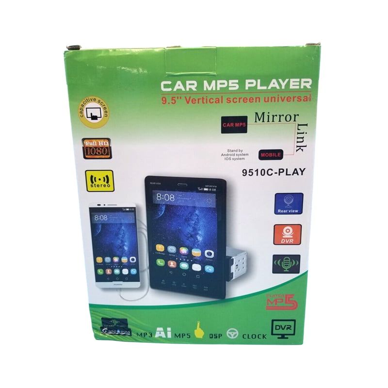 Ηχοσύστημα Αυτοκινήτου Universal 1DIN (Bluetooth/USB) με Οθόνη Αφής 9.5" - Car MP5 Player Vertical Screen Universal OEM