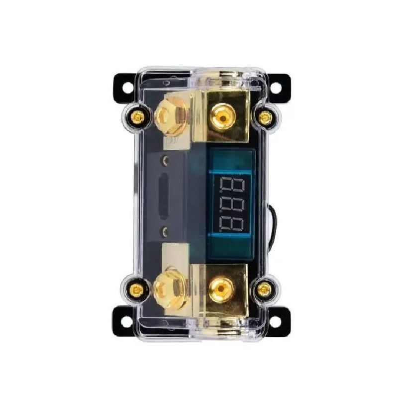 PerVoi Ασφαλειοθήκη με ψηφιακό βολτόμετρο CTC-387 - Digital Fuse Holder PerVoi