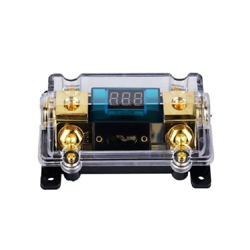 PerVoi Ασφαλειοθήκη με ψηφιακό βολτόμετρο CTC-387 - Digital Fuse Holder PerVoi