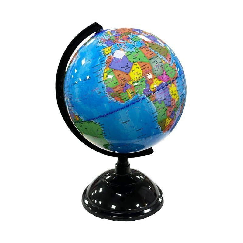 Mao Cai Υδρόγειος Σφαίρα 20cm - Advanced Globe - Ασημί - Μπρονζέ - Χρυσό Mao Cai
