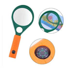 Μεγεθυντικός Φακός Χειρός με Πυξίδα 75mm NO.SG00754- Magnifying glass OEM