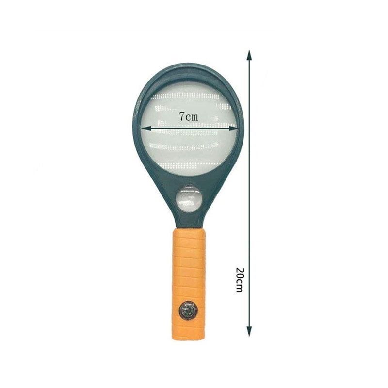 Μεγεθυντικός Φακός Χειρός με Πυξίδα 75mm NO.SG00754- Magnifying glass OEM