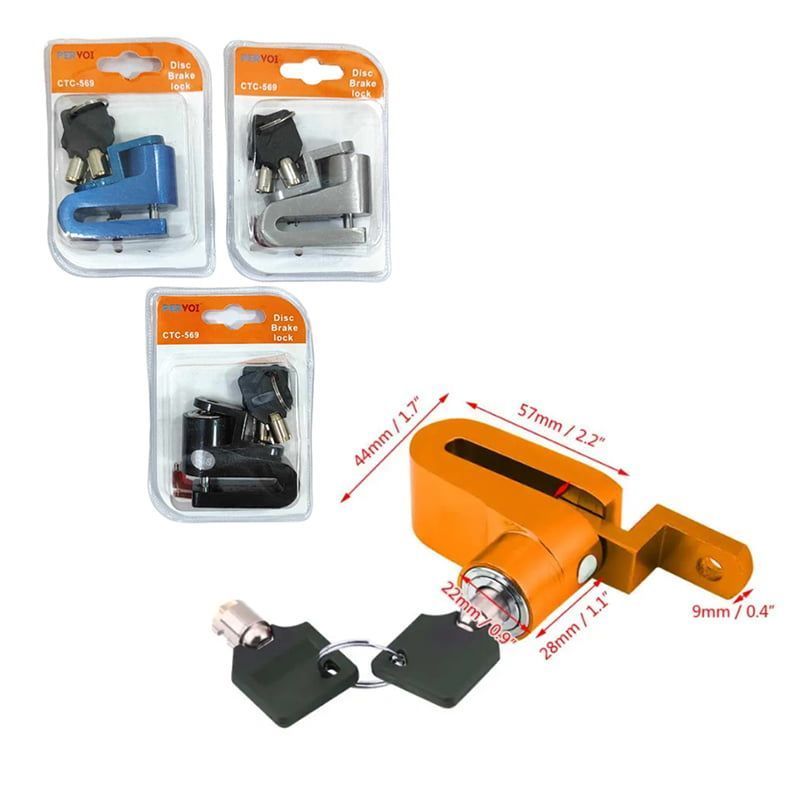 Pervoi Κλειδαριά Δισκόφρενου Μοτοσυκλέτας CTC-569 - Motorcycle Disk Brake Lock PerVoi