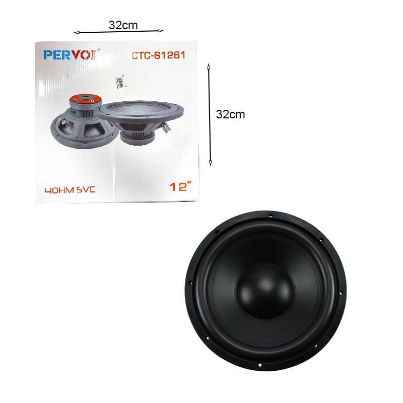 PerVoi Subwoofer Αυτοκινήτου 12″ 1500W CTC-S1261 - Active subwoofer Subwoofer Αυτοκινήτου PerVoi
