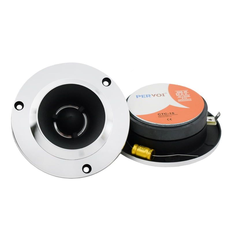 PerVoi Σετ Tweeter Αυτοκινήτου Στρογγυλά 4″ 300W CTC-15G - Car Tweeter Set PerVoi