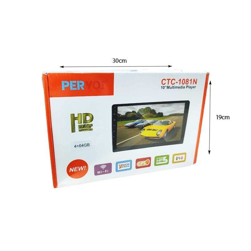 PerVoi Οθόνη Αυτοκινήτου 10" HD αφής CTC-1081Ν - Car touch screen PerVoi
