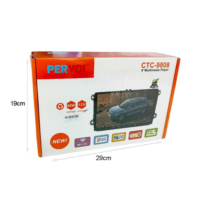 PerVoi οθόνη αυτοκινήτου για VW 9" αφής CTC-9808 - Car Multimedia Player OEM
