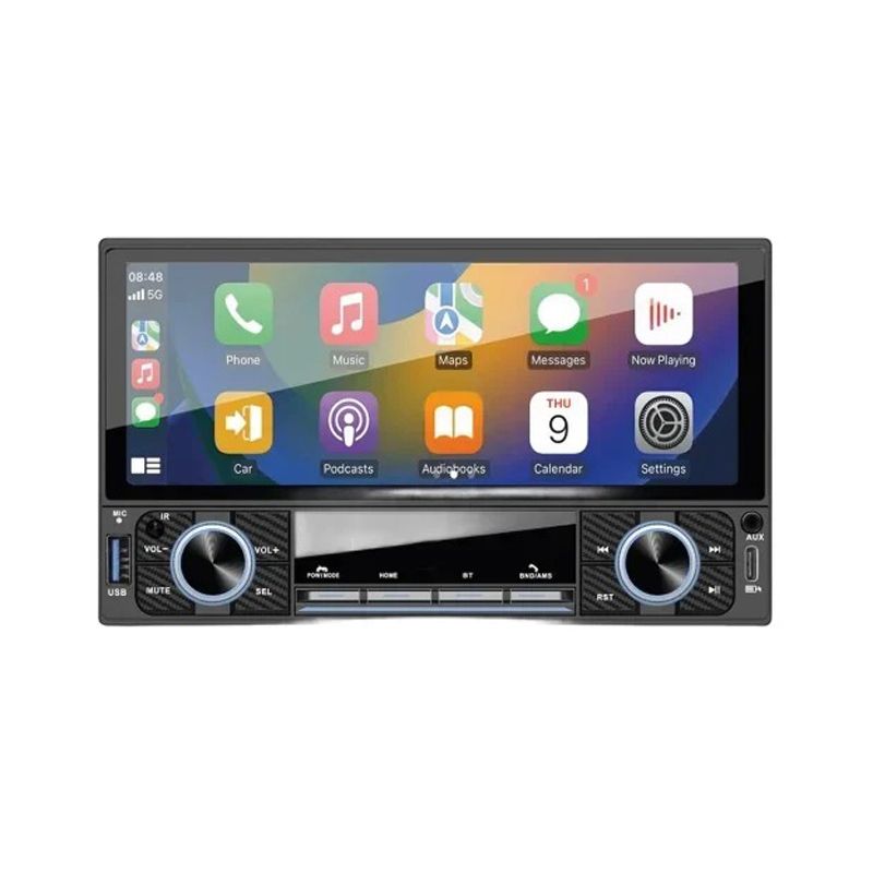 PerVoi Οθόνη αυτοκινήτου Ηχοσύστημα Bluetooth USB AUX MP5 FM 6.8″ 12V 60W CTC-6821 - Car 1 Din HD Touch Screen Rearview Function PerVoi