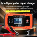 Φορτιστής Μπαταρίας Αυτοκινήτου 12V/24V-10A - Intelligent Pulse Repair Charger OEM