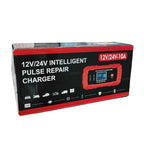 Φορτιστής Μπαταρίας Αυτοκινήτου 12V/24V-10A - Intelligent Pulse Repair Charger OEM