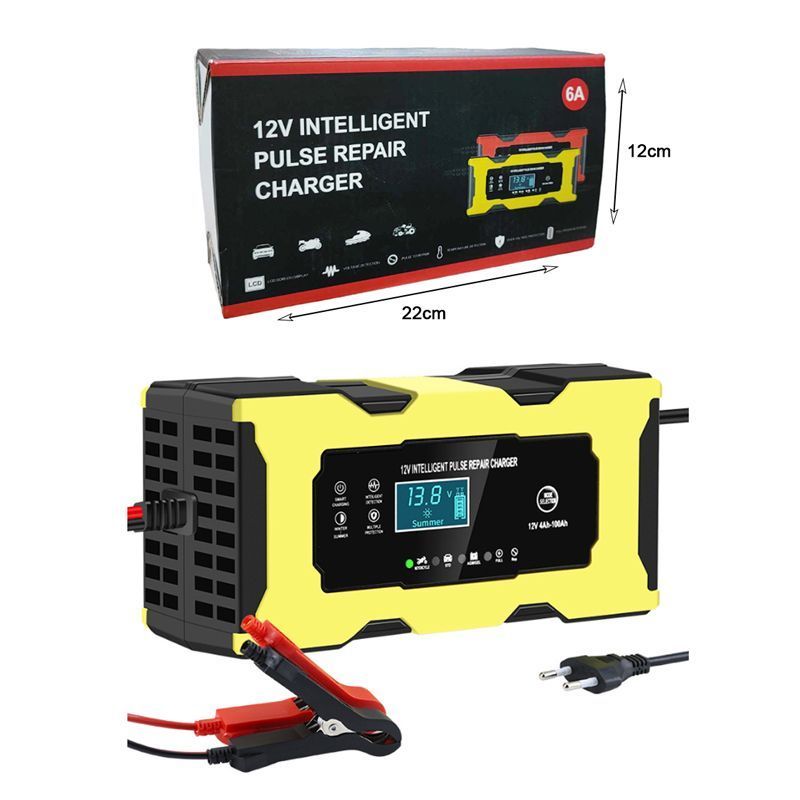 Φορτιστής Μπαταρίας Αυτοκινήτου 4Ah-100Ah 12V 6A - Intelligent Pulse Repair Charger XJB-139-02-1206 OEM