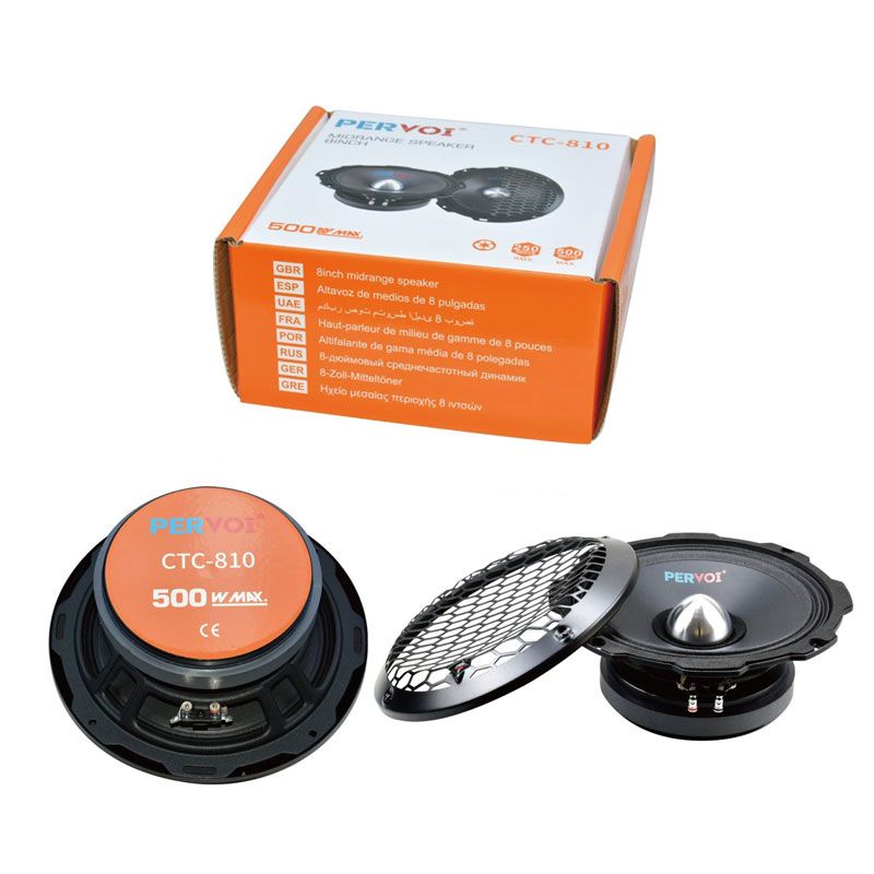 PerVoi Ηχείο Αυτοκινήτου 8" με 500W CTC-810 - Drive Midrange Car Speaker PerVoi