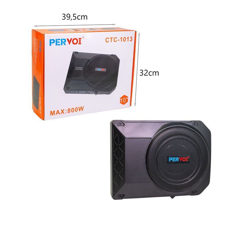 Pervoi Αυτοενισχυόμενο Subwoofer Αυτοκινήτου 10” CTC-1013 OEM