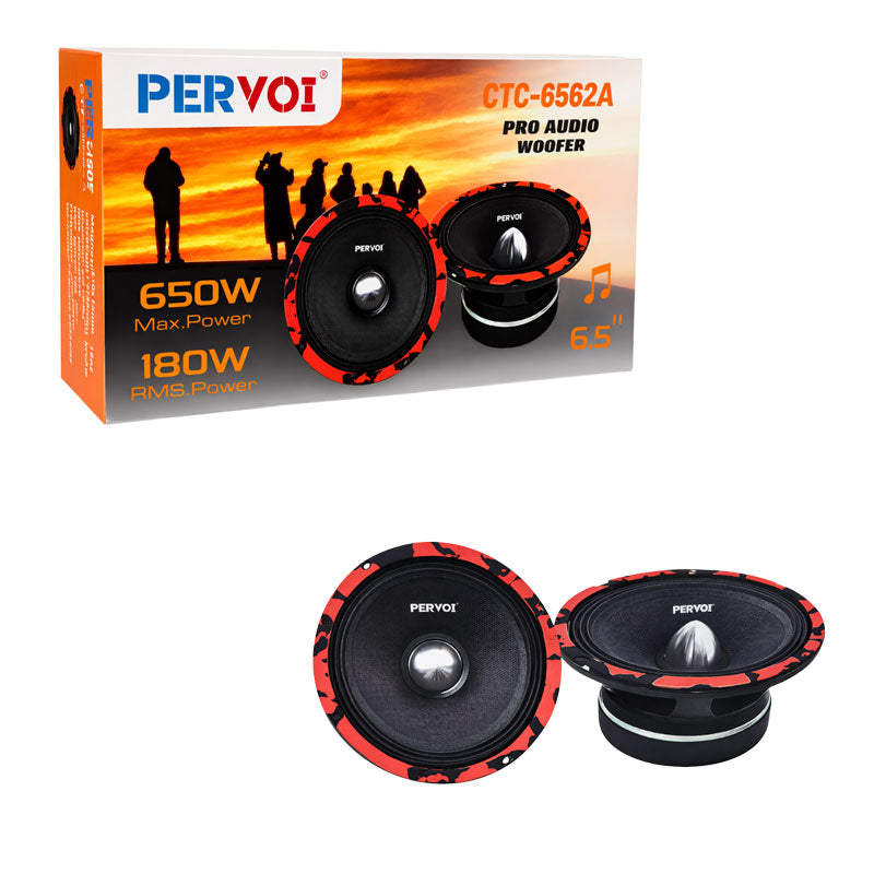 PERVOI Ηχείο Αυτοκινήτου Woofer 6,5 Ιντσών 650W CTC-6562A - Pro Audio Car Woofer Speaker OEM