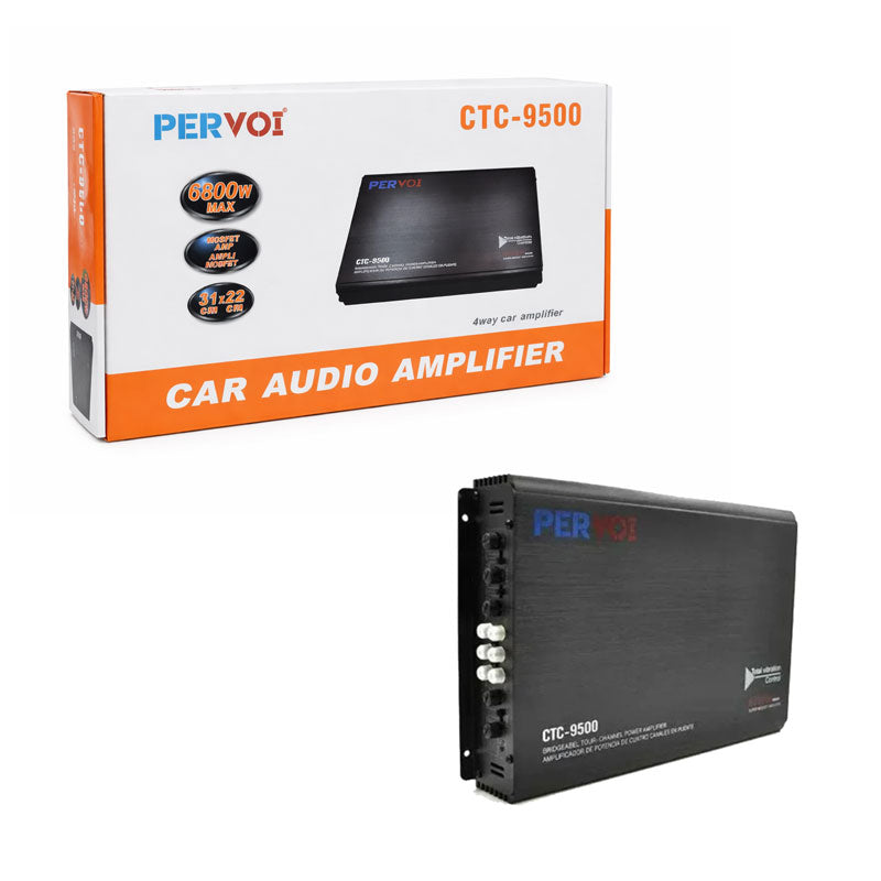 PERVOI Ενισχυτής Αυτοκινήτου 4 Καναλιών 6800W CTC-9500 - Car Audio Amplifier OEM
