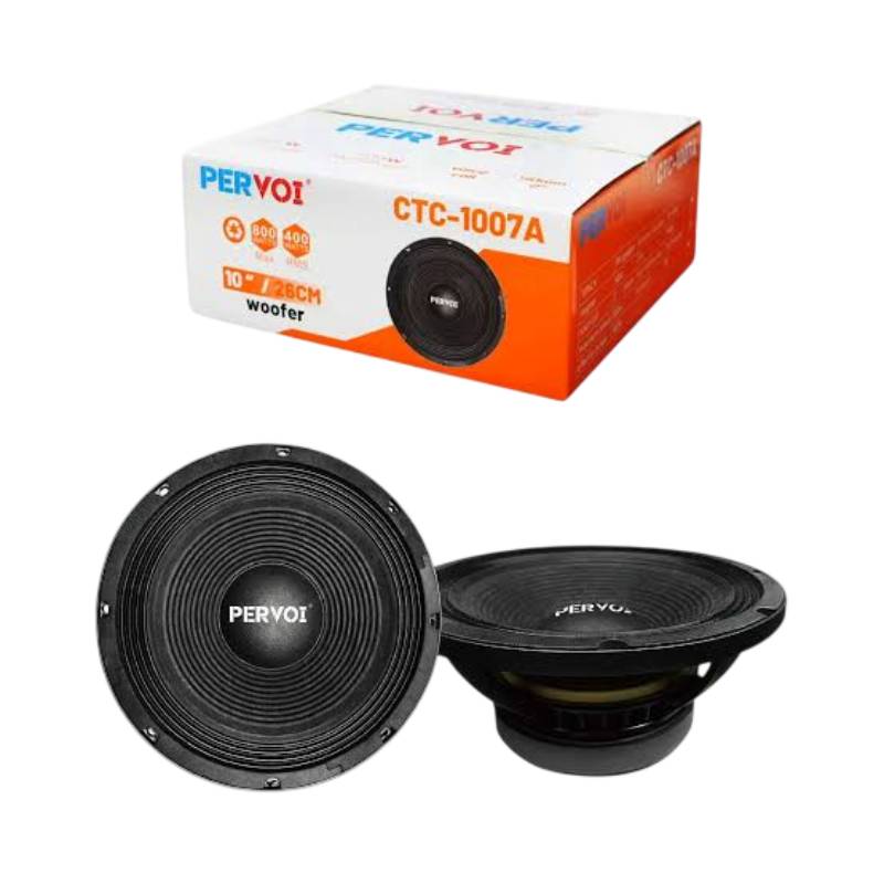PerVoi Ηχείο Subwoofer Αυτοκινήτου 10" 800W CTC-1007A - Subwoofer Speaker PerVoi
