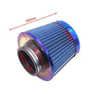 Φιλτροχοάνη Αυτοκινήτου - Φίλτρο αέρα Φ7.5cm - Air filter super power flow - Γκρι - Κόκκινο - Μπλε OEM