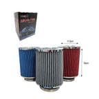 Φιλτροχοάνη Αυτοκινήτου - Φίλτρο αέρα Φ7.5cm - Air filter super power flow - Γκρι OEM