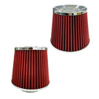Φιλτροχοάνη Αυτοκινήτου - Φίλτρο αέρα Φ7.5cm - Air filter super power flow - Γκρι OEM