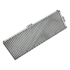 GrowPal Πλαστική Σίτα Προφυλακτήρα 120x40cm- Plasticcar bumper grill - Ασημί - Μαύρο - Μπλε GrowPal