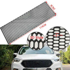GrowPal Πλαστική Σίτα Προφυλακτήρα 120x40cm- Plasticcar bumper grill - Ασημί - Μαύρο - Μπλε GrowPal