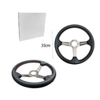 Τιμόνι Αυτοκινήτου Racing με Διάμετρο 35cm – Racing Car Steering Wheel 35cm OEM