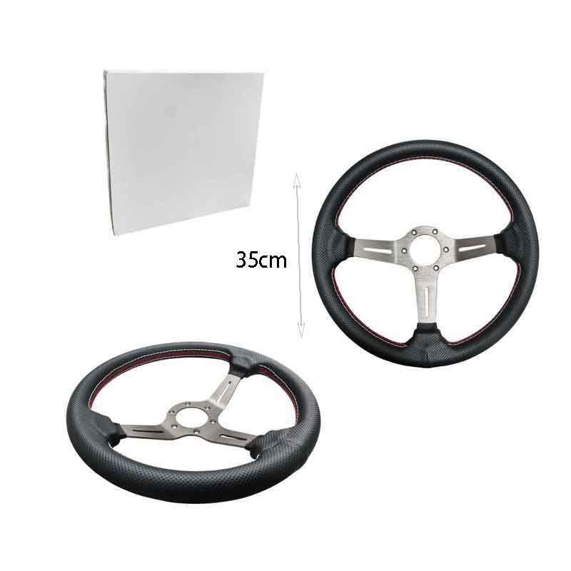 Τιμόνι Αυτοκινήτου Racing με Διάμετρο 35cm – Racing Car Steering Wheel 35cm OEM