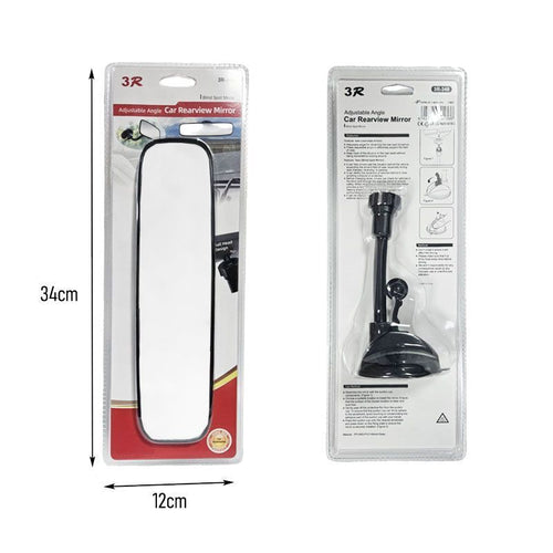 3R Καθρέφτης Αυτοκινήτου με Βεντούζα και Ρυθμιζόμενη Γωνία 3R-348 - Adjustable Angle Car Rearview Mirror OEM