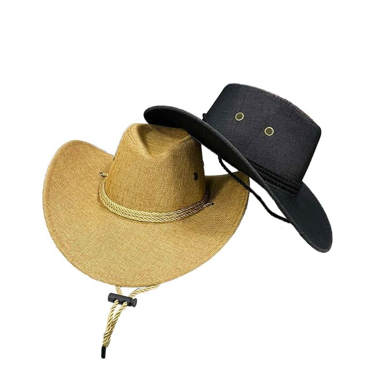 Αποκριάτικο Καπέλο Καουμπόικο - Cowboy Western Carnival Hat - Καφέ - Μαύρο OEM