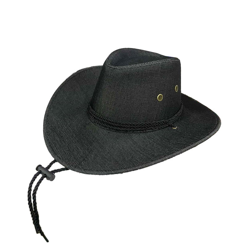 Αποκριάτικο Καπέλο Καουμπόικο - Cowboy Western Carnival Hat - Καφέ - Μαύρο OEM