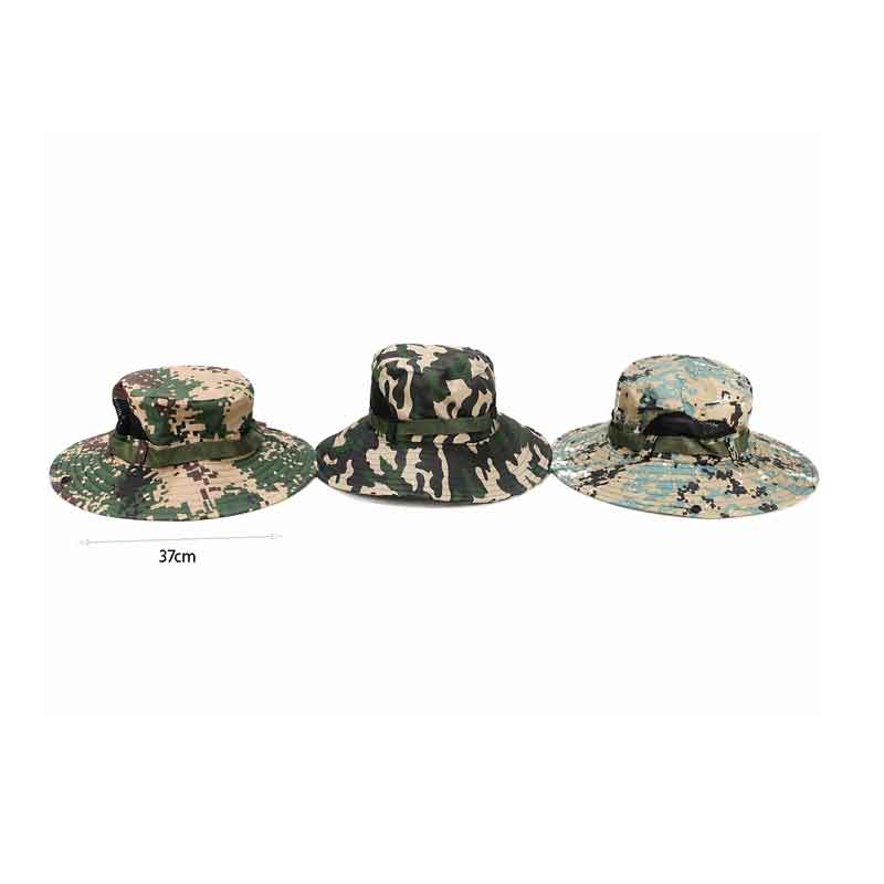 Καπέλο Τύπου Bucket Παραλλαγής Outdoor - Camouflage Bucket Hat Outdoor - Γκρι - Καφέ - Μπεζ - Μπλε OEM