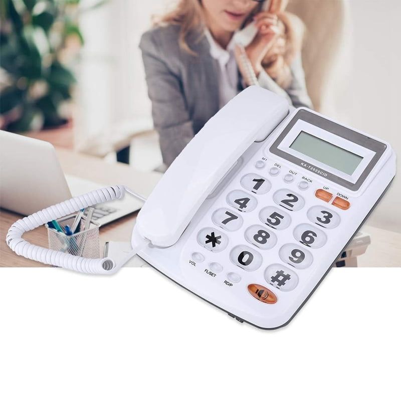 NINC KX-T2025CID Ενσύρματο Σταθερό Τηλέφωνο Γραφείου για Ηλικιωμένους – NINC KX-T2025CID Telefone NINC