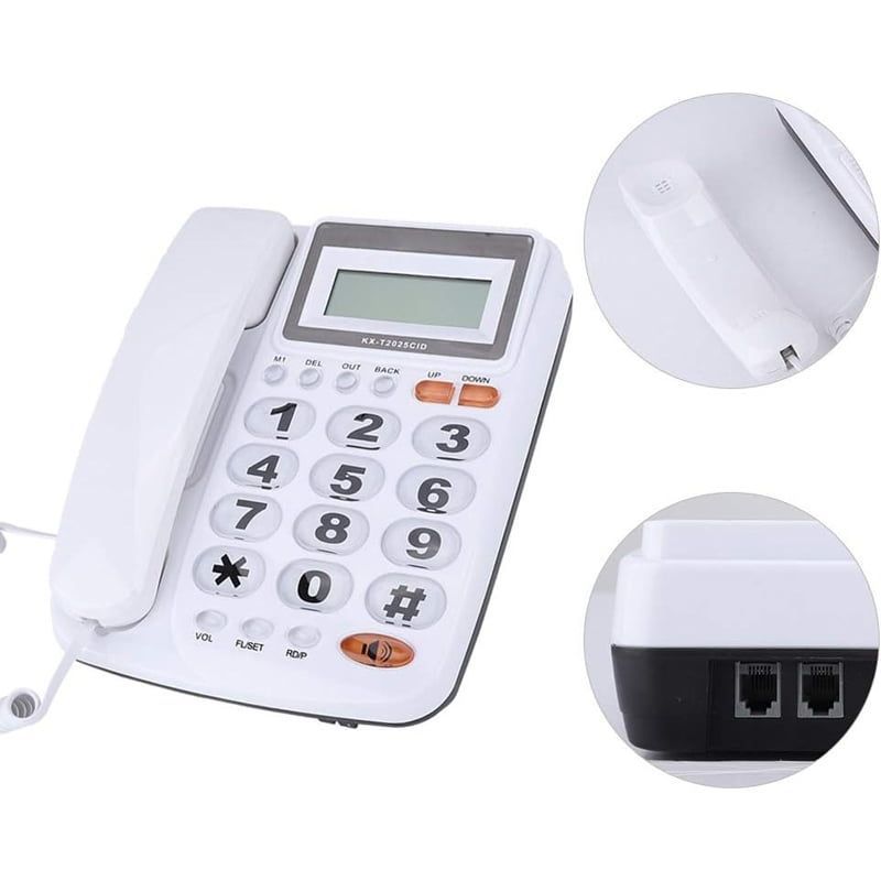 NINC KX-T2025CID Ενσύρματο Σταθερό Τηλέφωνο Γραφείου για Ηλικιωμένους – NINC KX-T2025CID Telefone NINC