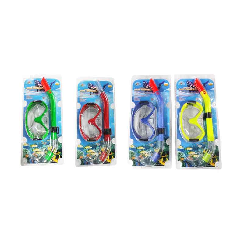 Sainteve Σετ μάσκα θαλάσσης με αναπνευστήρα - Swimming mask & snorkel - Κίτρινο - Κόκκινο - Μπλε - Πράσινο OEM