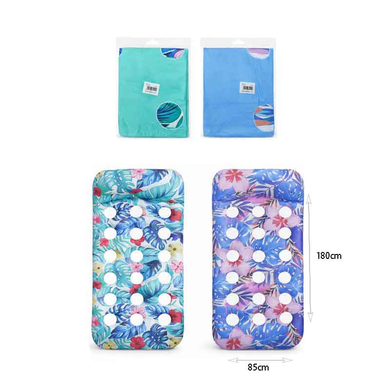 Sainteve Φουσκωτό Στρώμα Θαλάσσης Tropical 180x85εκ - Tropical Inflatable Beach Mattress - Μπλε OEM