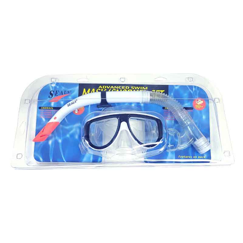 Sainteve Σετ μάσκα θαλάσσης με αναπνευστήρα - Swimming mask & snorkel - Λευκό - Μπλε OEM