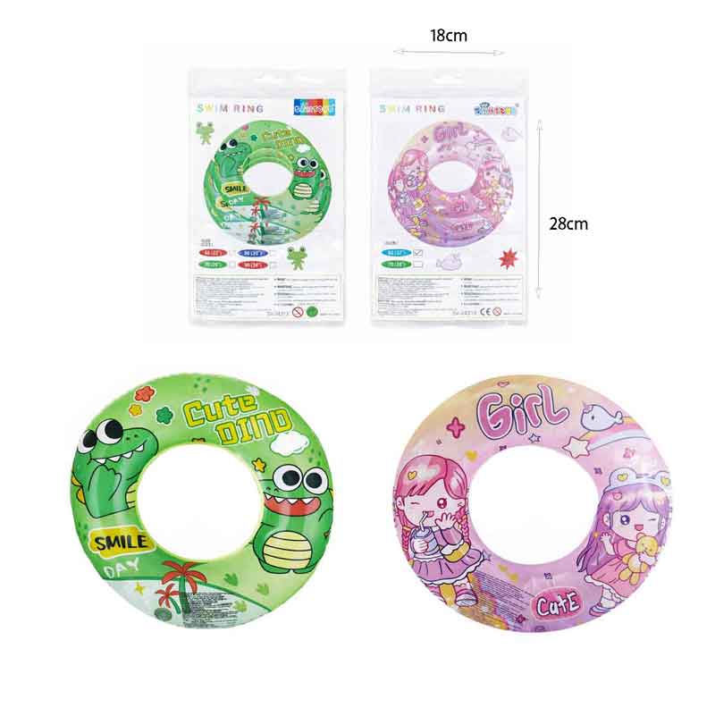 Sainteve Παιδικό Σωσίβιο 60cm (22") SY-A2131 - Inflatable Swim Ring - Γαλάζιο - Ροζ OEM