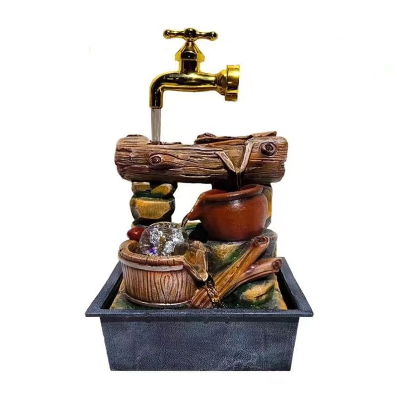 Διακοσμητικό Συντριβάνι Feng Shui - Resin craft bonsai running water ornament OEM