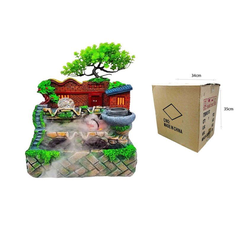 Διακοσμητικό Συντριβάνι Feng Shui - Resin craft bonsai running water ornament OEM