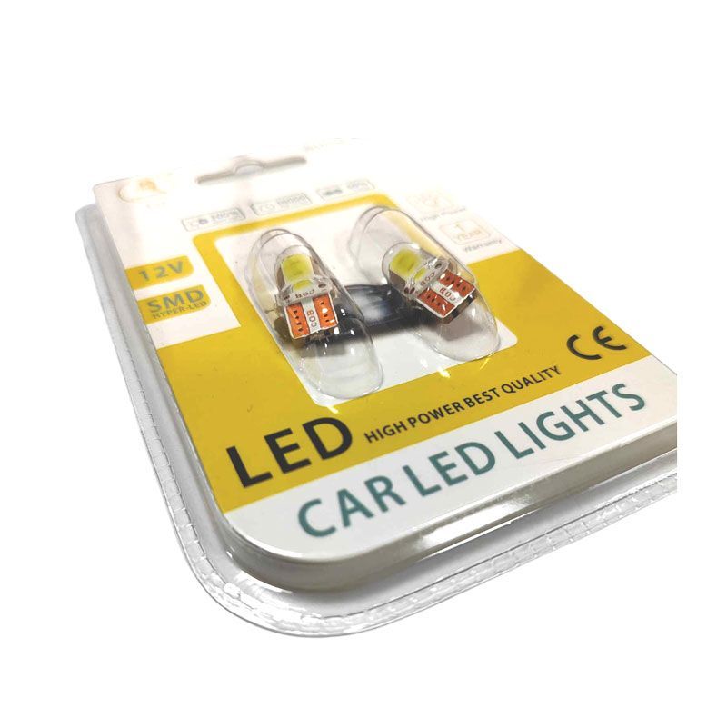 EJC Λάμπες Αυτοκινήτου T10-COB LED 12-24V 2τμχ ψυχρό φως - LED light OEM