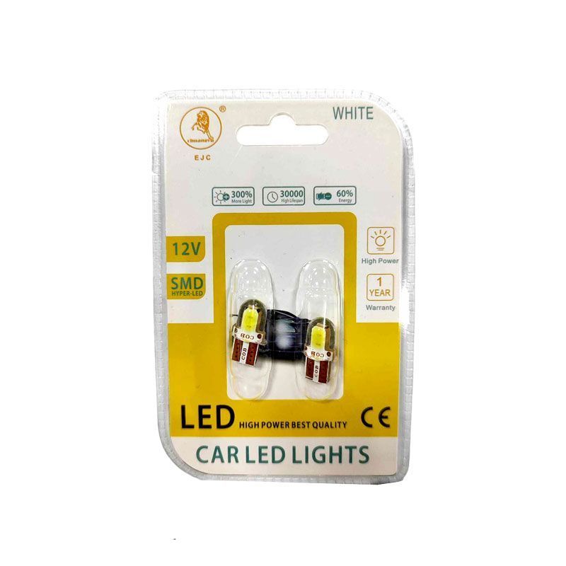EJC Λάμπες Αυτοκινήτου T10-COB LED 12-24V 2τμχ ψυχρό φως - LED light OEM