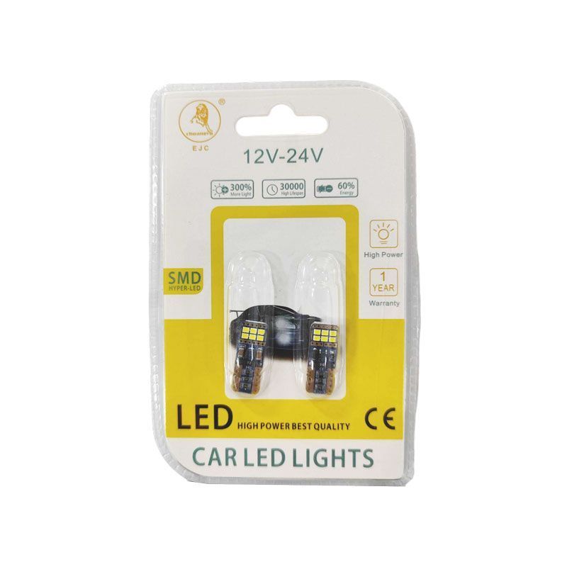 EJC Λάμπες Αυτοκινήτου 2016-12LED 12V-24 2τμχ ψυχρό φως – LED light EJC