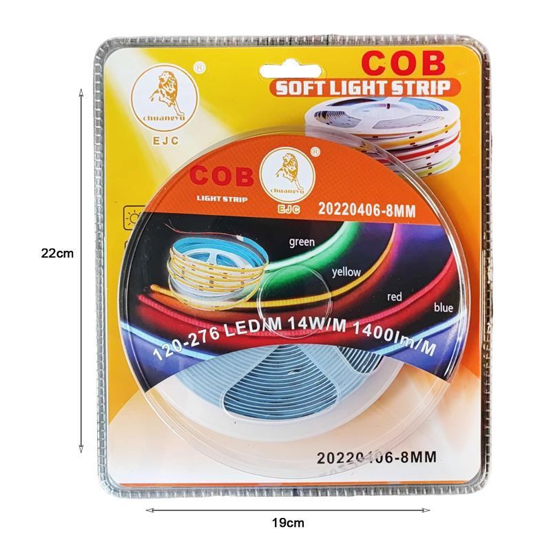 EJC Λεντοταινία LED ταινία COB 5m λευκό χρώμα 20220406-8MM - Soft light strip OEM