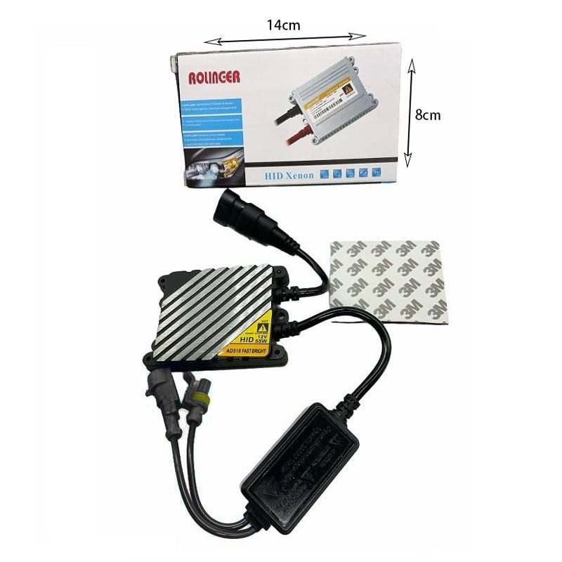 Ανταλλακτικό Μετασχηματιστής Ballast Rolinger 12v 55w για Φώτα Xenon 1τμχ - Xenon HID conversion kit OEM