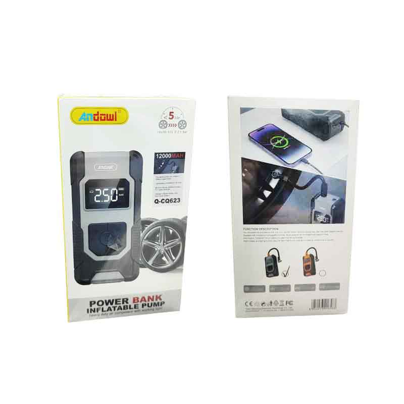 Andowl Φορητή αντλία αέρα 12000mAh και Power Bank Q-CQ623 - Power Bank Inflatable Pump OEM