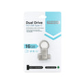 Treqa USB Flash Drive Διπλής Σύνδεσης Type-C 16GB - Dual Drive USB Type-C Flash Drive 16GB OEM