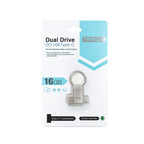 Treqa USB Flash Drive Διπλής Σύνδεσης Type-C 16GB - Dual Drive USB Type-C Flash Drive 16GB OEM