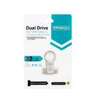 Treqa USB Flash Drive Διπλής Σύνδεσης Type-C 32GB - Dual Drive USB Type-C Flash Drive 32GB OEM